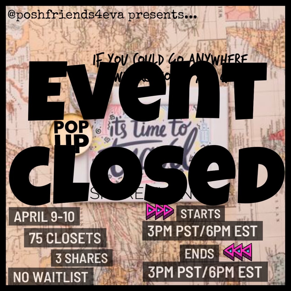 EVENT CLOSED!